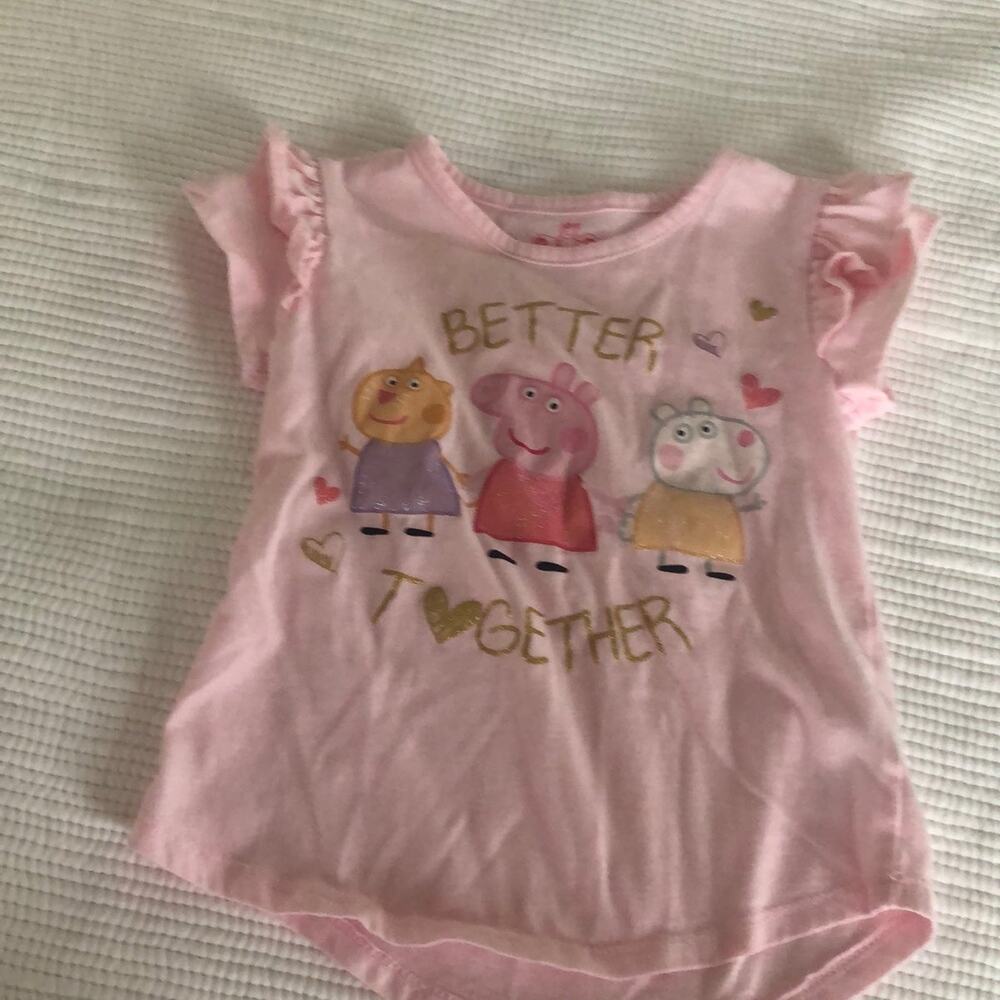 peppa pig 4t shirt